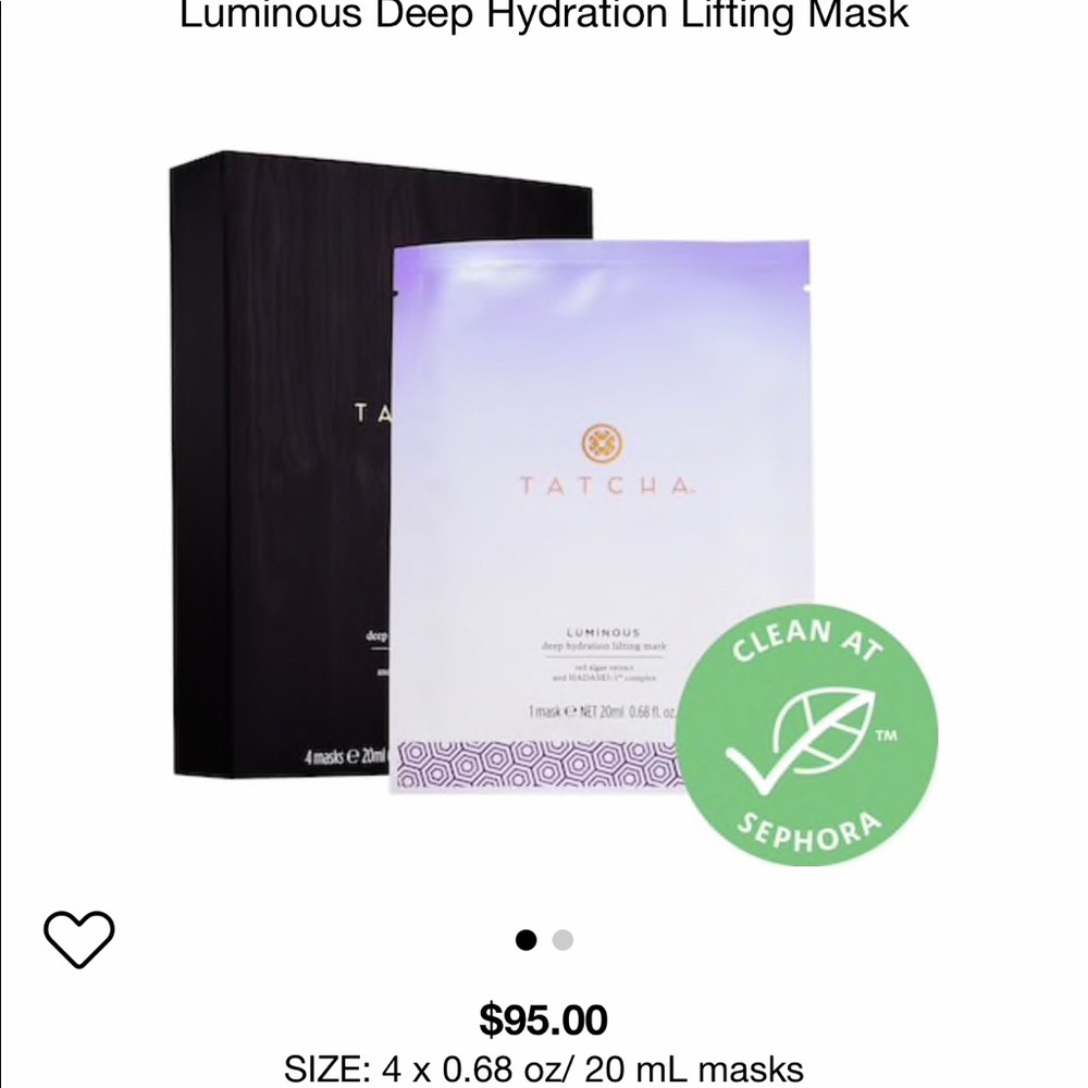 Tatcha Luminous Deep Hydration Lifting Mask Box(4)